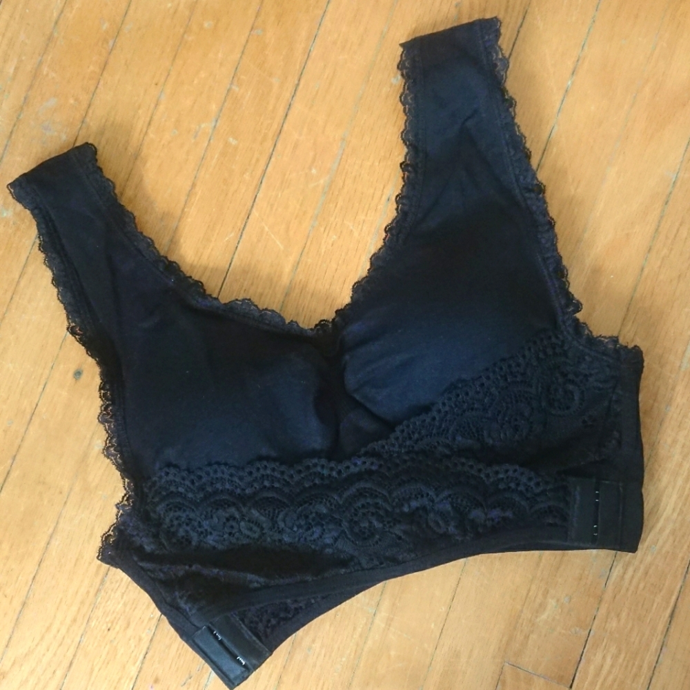 Elegant Black Lace Bralette